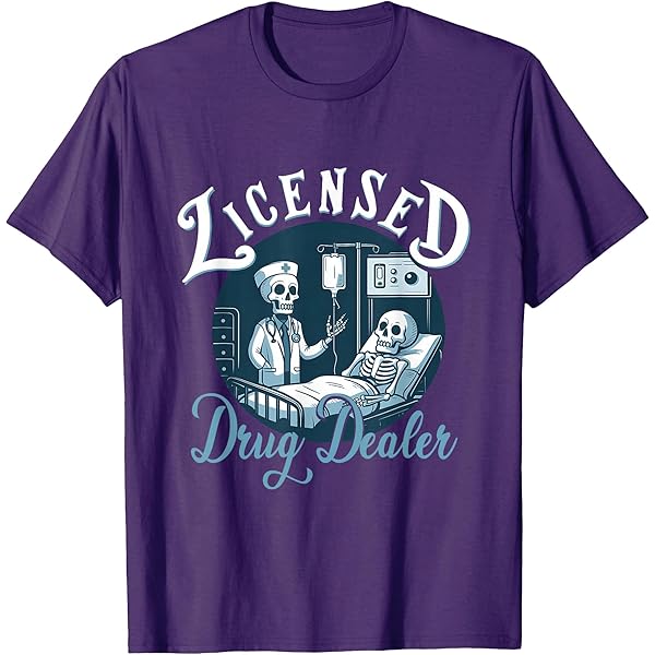 Amazon.com: Licensed Drug Dealer Pharmacy Gag Funny Educated Drug